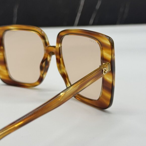 NEW GG1314S 003 GUCCI HAVANA BUTTERFLY WOMEN GUCCI SUNGLASSES - Picture 7 of 13